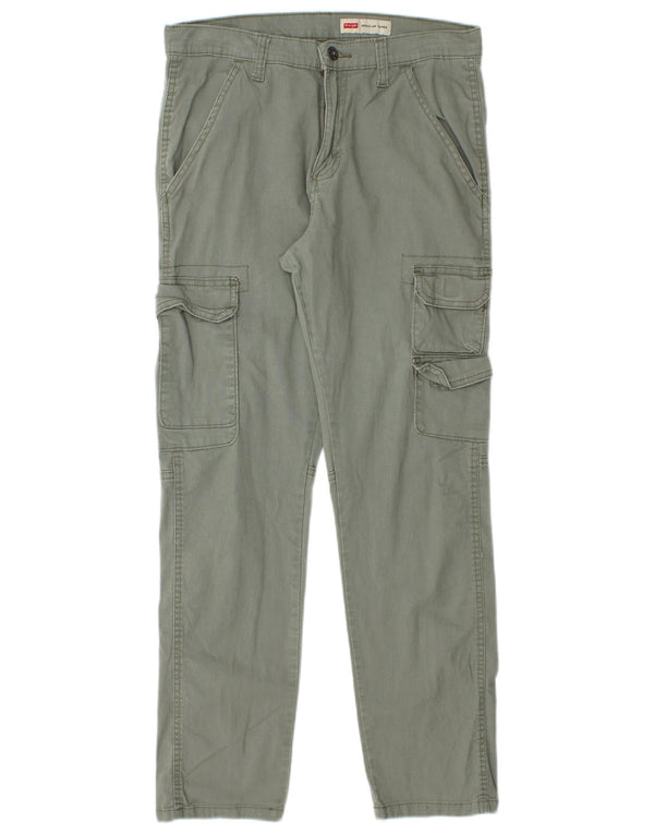 Pantaloni cargo conici pentru bărbați WRANGLER, L29 L30, bumbac verde