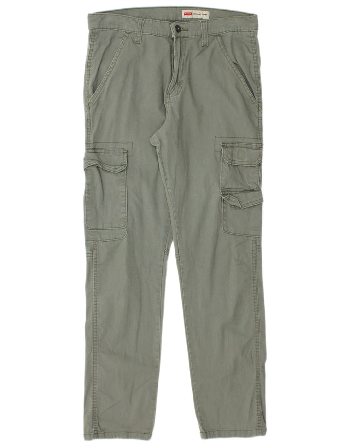 Pantaloni cargo conici pentru bărbați WRANGLER, L29 L30, bumbac verde