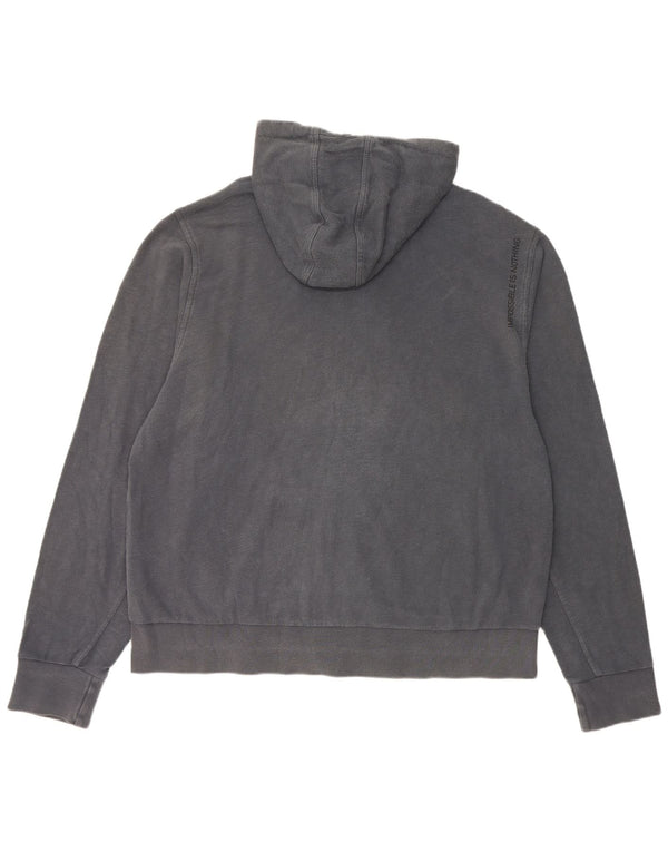 Pulover pentru bărbați Adidas Graphic Zip Hoodie 2XL, bumbac bleumarin