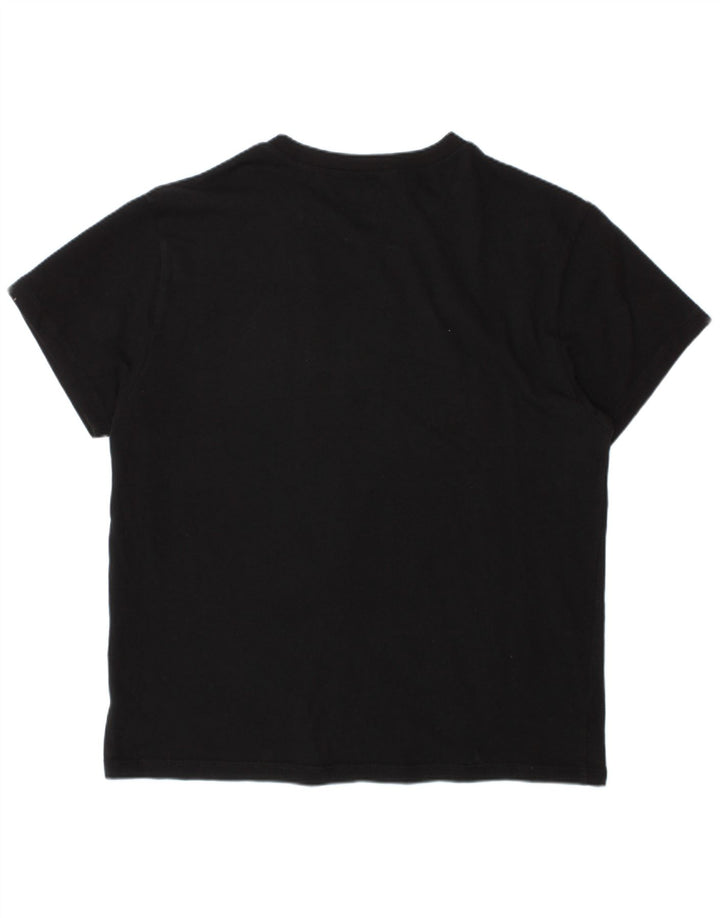 Tricou grafic VANS baieti Top 15-16 ani XL bumbac negru