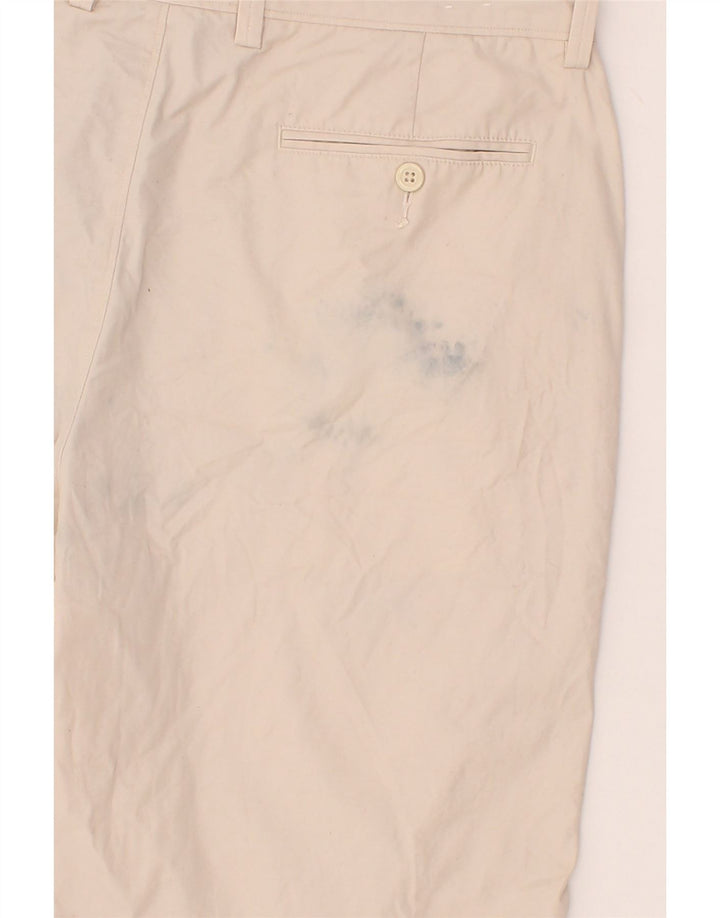 J. CREW Mens Chino Shorts W34 Large  Beige Cotton Vintage J. Crew and Second-Hand J. Crew from Messina Hembry 