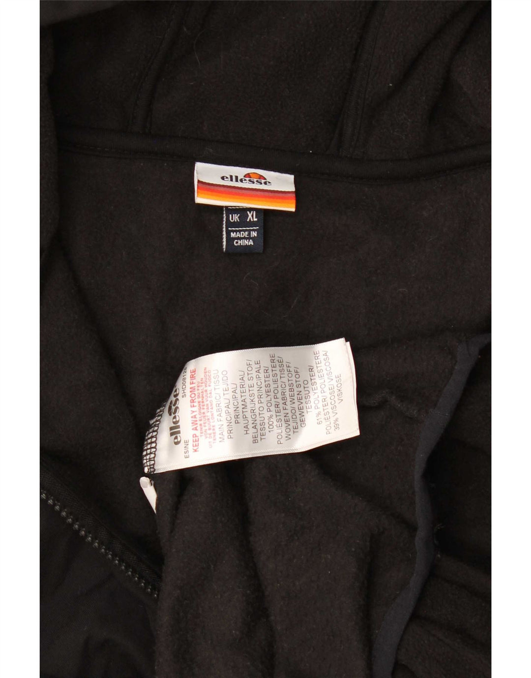 Hanocă grafică pentru bărbați Ellesse, XL, poliester negru