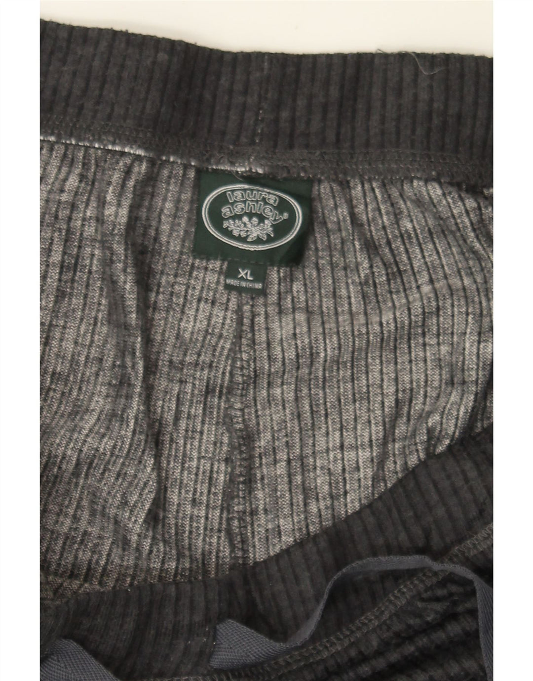 LAURA ASHLEY Womens Tracksuit Trousers UK 18 XL  Grey Polyester Vintage Laura Ashley and Second-Hand Laura Ashley from Messina Hembry 