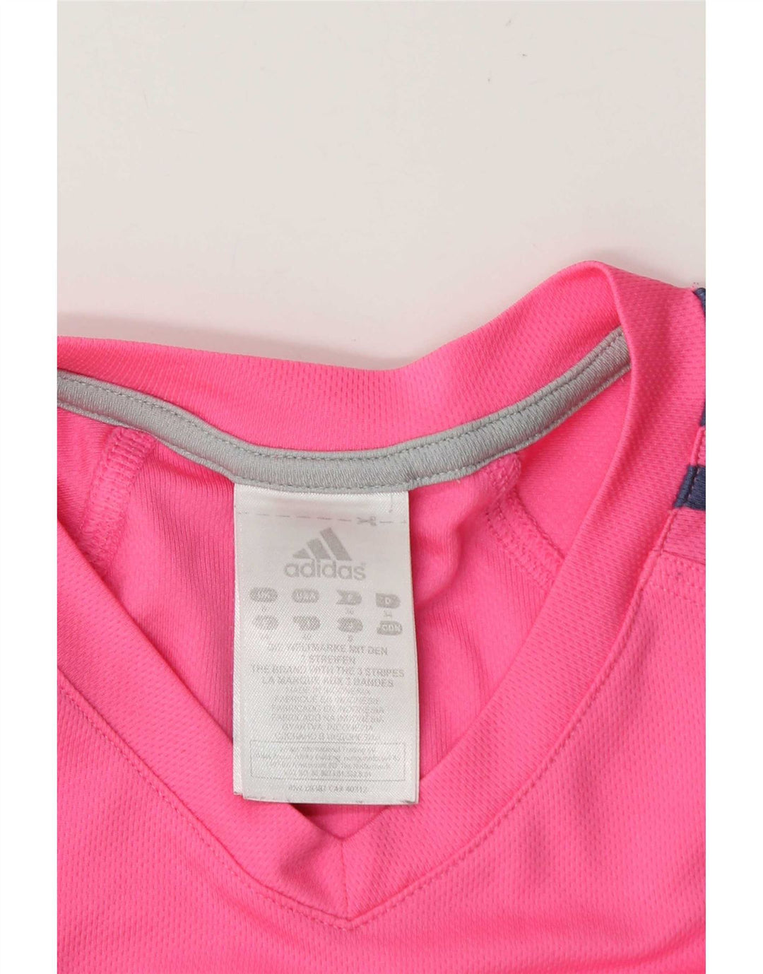 Tricou Adidas pentru femei Top UK 8 Small Pink Poliester