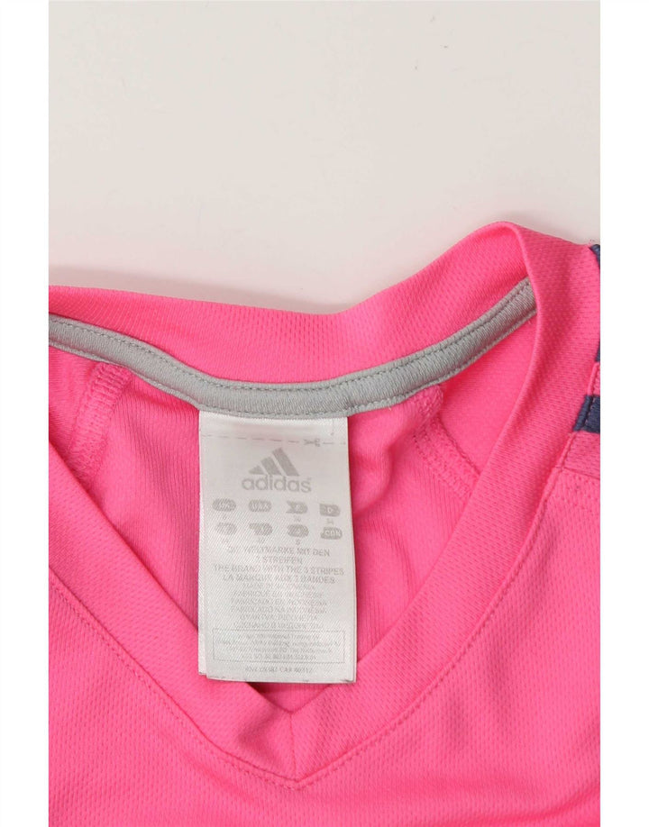 Tricou Adidas pentru femei Top UK 8 Small Pink Poliester