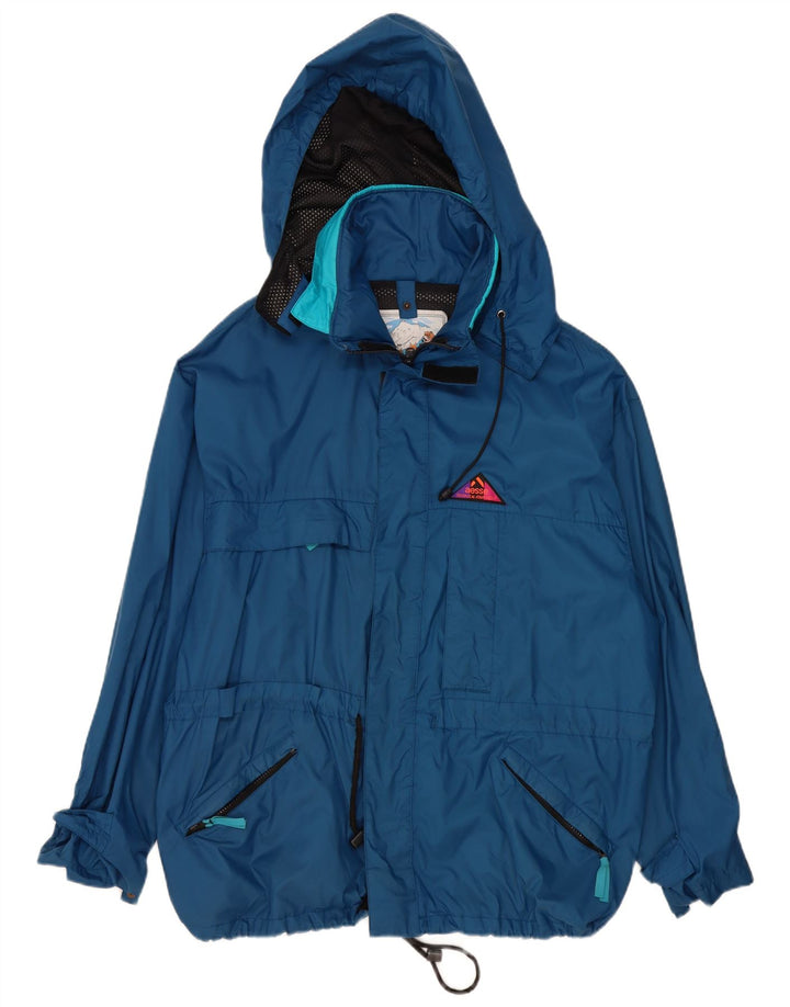 Jachetă de ploaie cu glugă pentru bărbați Aesse UK 40 Large Blue