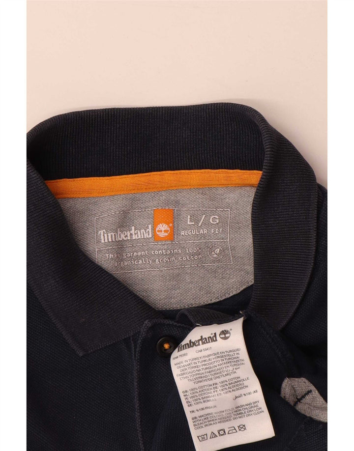Tricou polo pentru bărbați Timberland, mare, albastru, bumbac