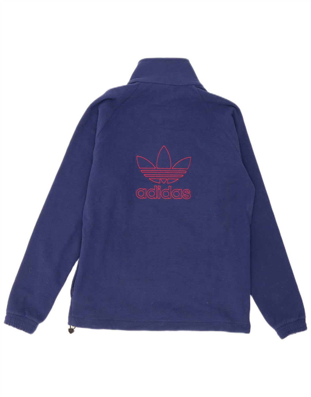 Pulover pentru bărbați Adidas Graphic Zip Gât din lână, poliester mediu albastru bleumarin