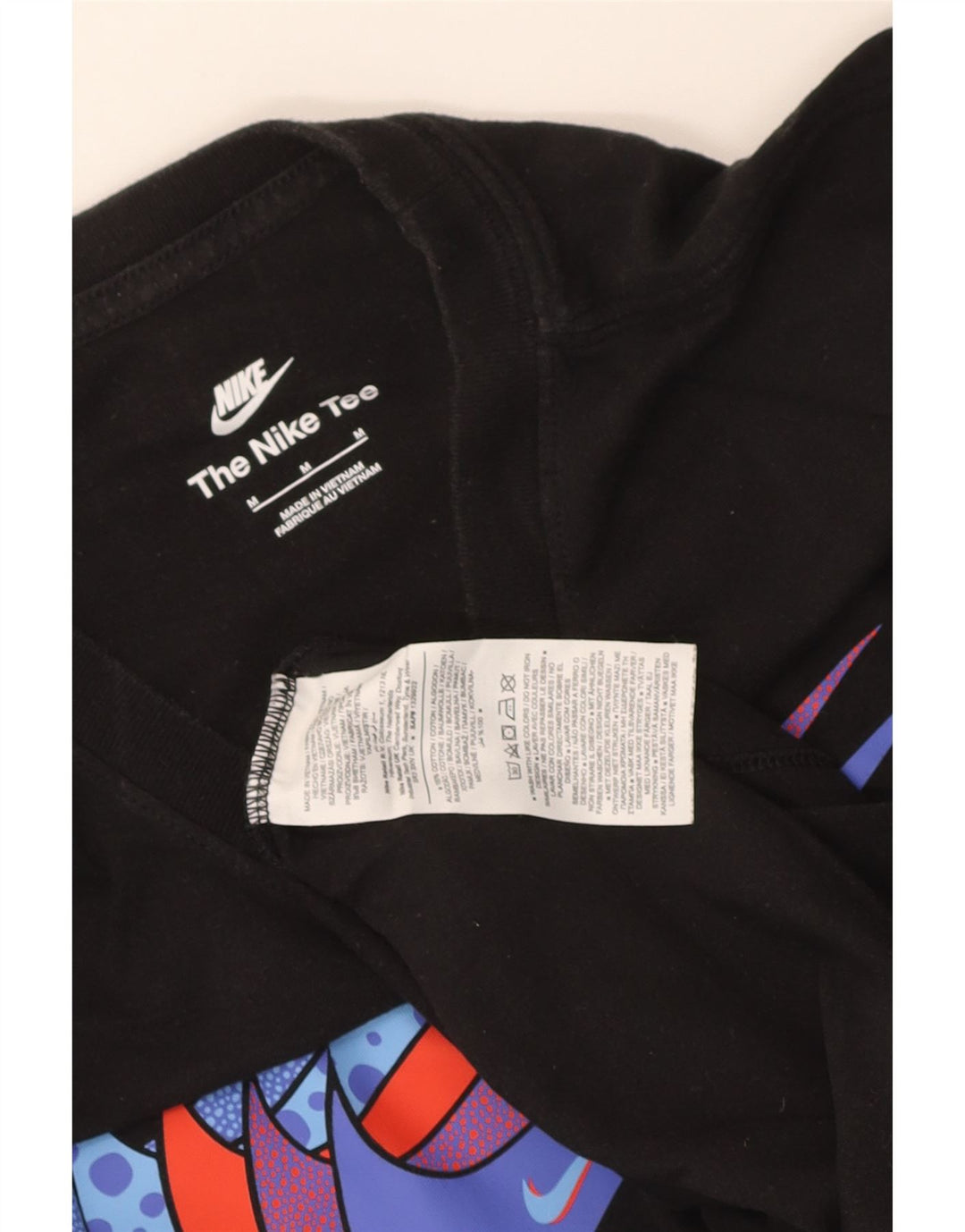 Tricou grafic Nike pentru bărbați Top mediu negru bumbac