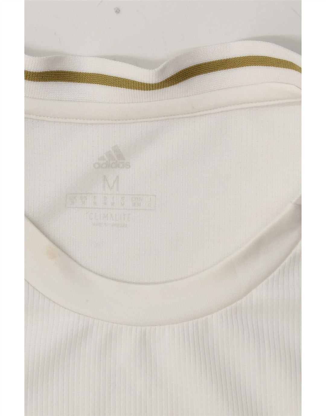 Tricou grafic ADIDAS Real Madrid pentru bărbați Top Medium Alb Poliester