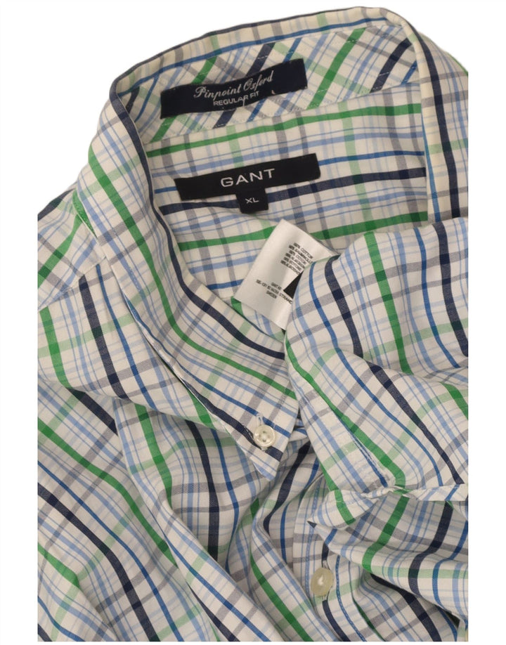 GANT Mens Regular Fit Shirt XL Multicoloured Check Cotton