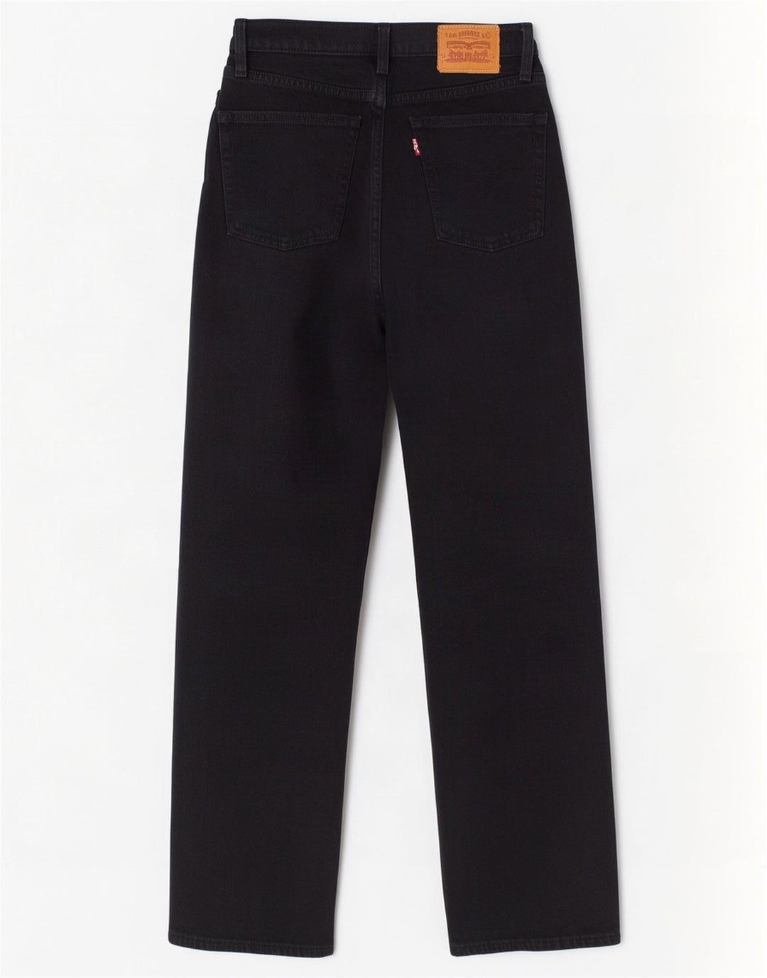 Blugi drepti pentru femei Levi's Ribcage W24 L27 bumbac negru