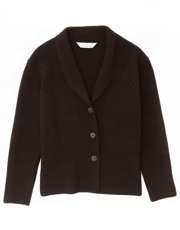 Pulover cardigan pentru femei Marks & Spencer UK 12 Lână maro medie