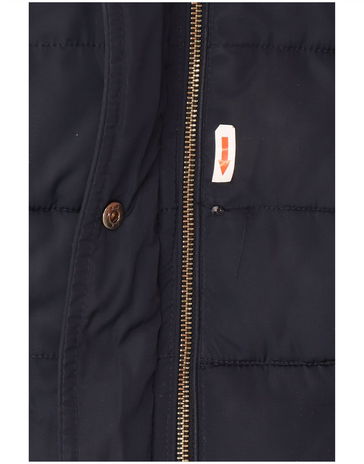 Gilet căptușit pentru femei Monsoon UK 14 Medium Bleumarin Poliester
