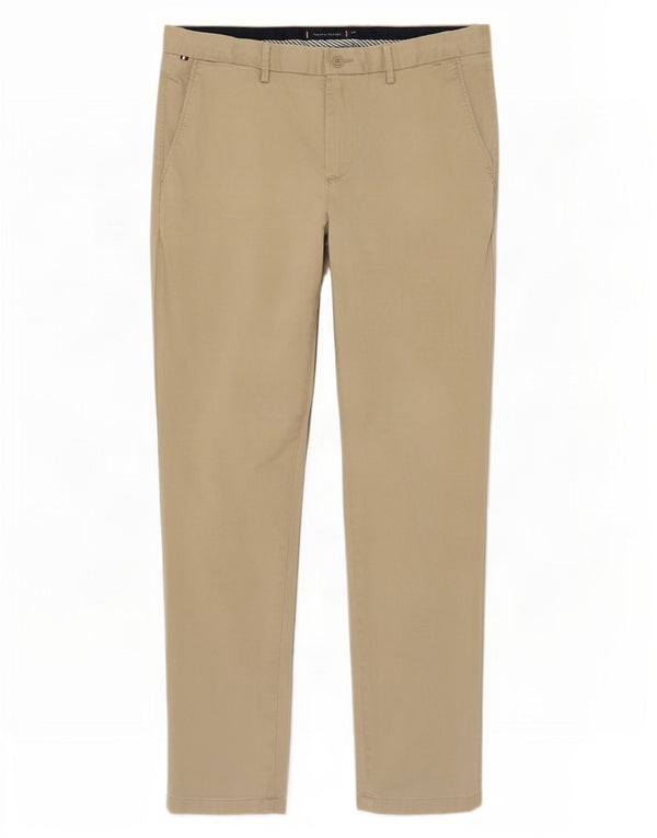 Pantaloni chino slim pentru bărbați Tommy Hilfiger L34 L32 bumbac bej