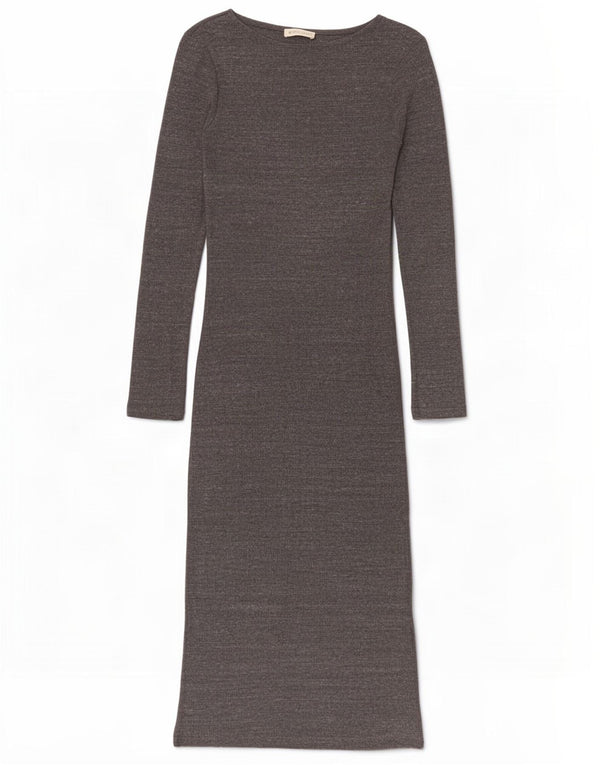 Whistles rochie bodycon cu mânecă lungă pentru femei UK 10 Small Gri Poliester