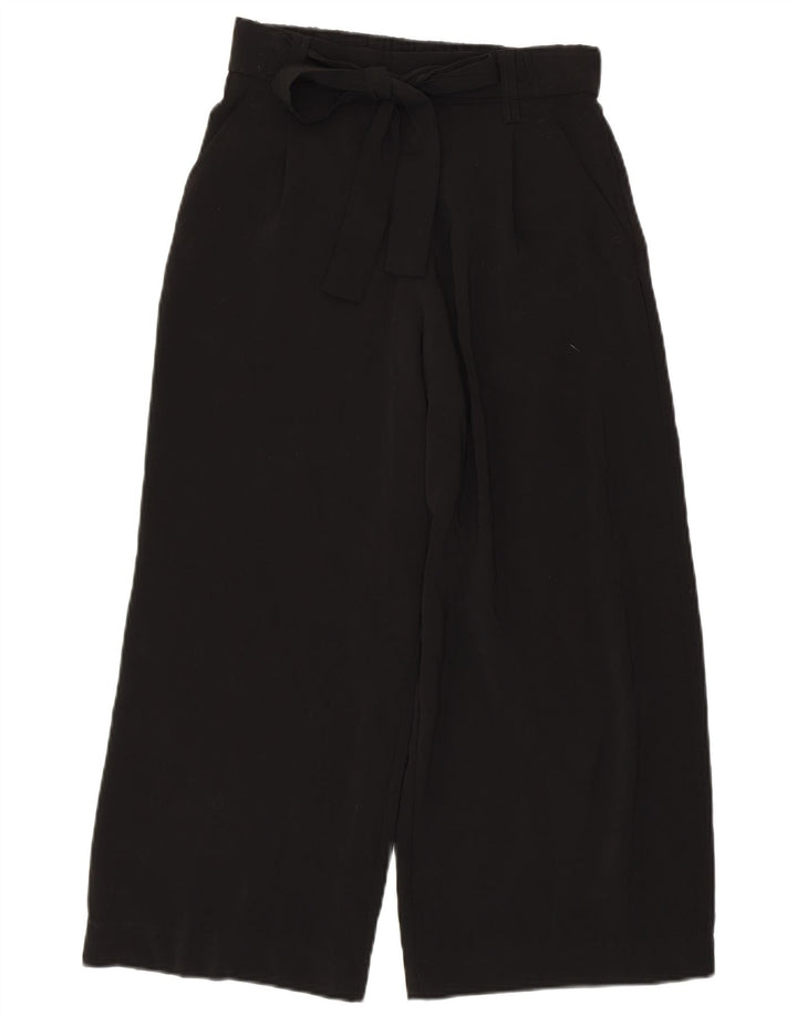 Pantaloni Capri Trafaluc pentru femei ZARA XS W24 L22 Poliester negru