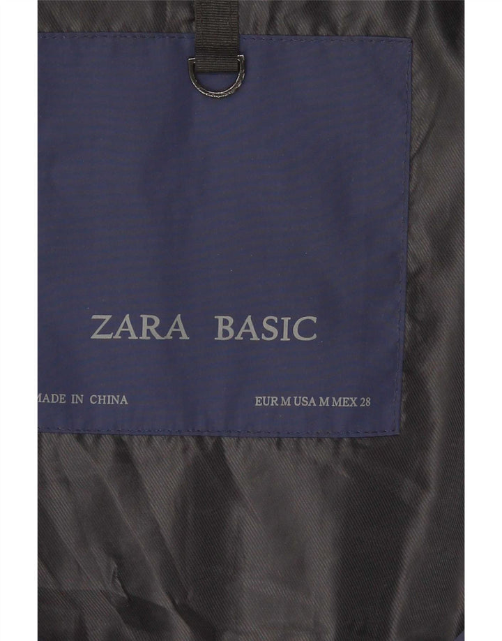 Gilet căptușit pentru femei Zara UK 12 Medium Bleumarin Poliester