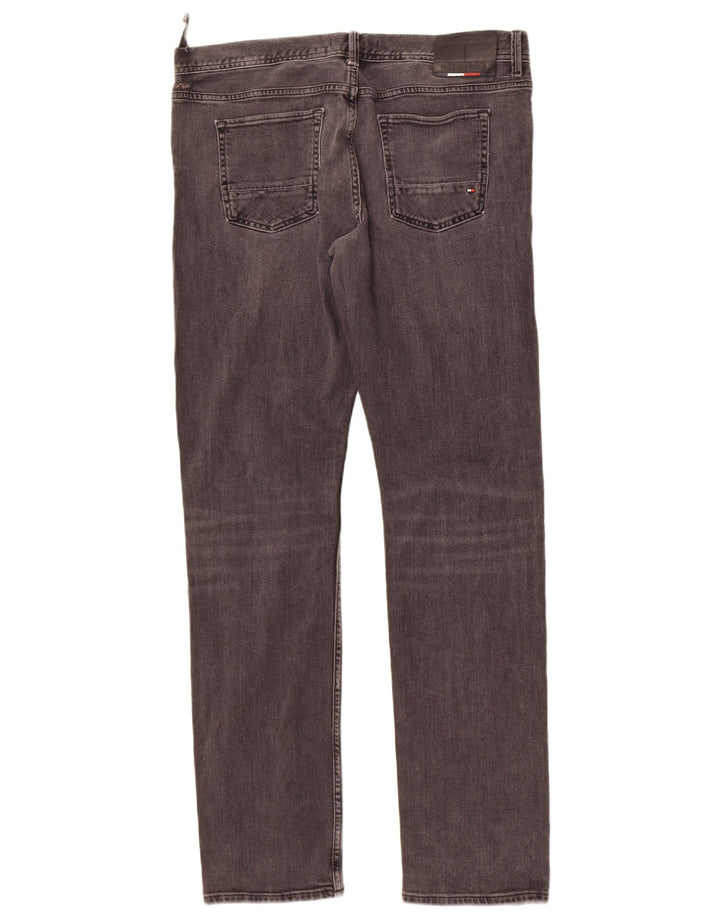 Blugi Tommy Hilfiger Bleecker Slim pentru bărbați W36 L34 bumbac gri
