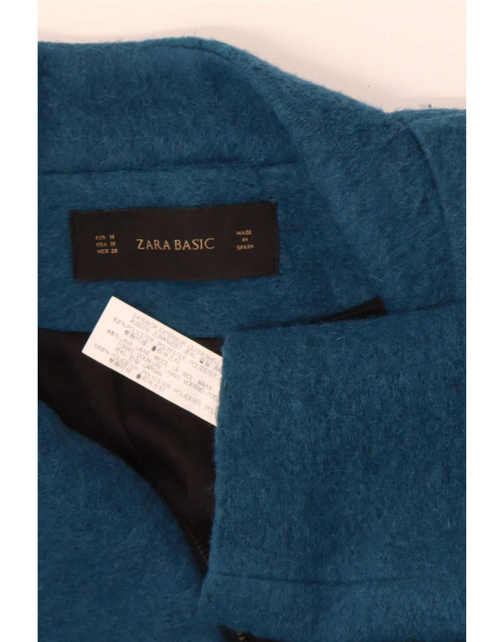 Pardesiu pentru femei Zara UK 14 Medium Bleumarin Poliester