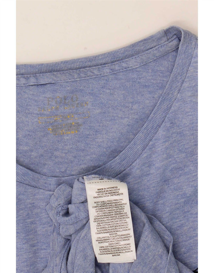Tricou Polo Ralph Lauren pentru bărbați Top din bumbac albastru mediu