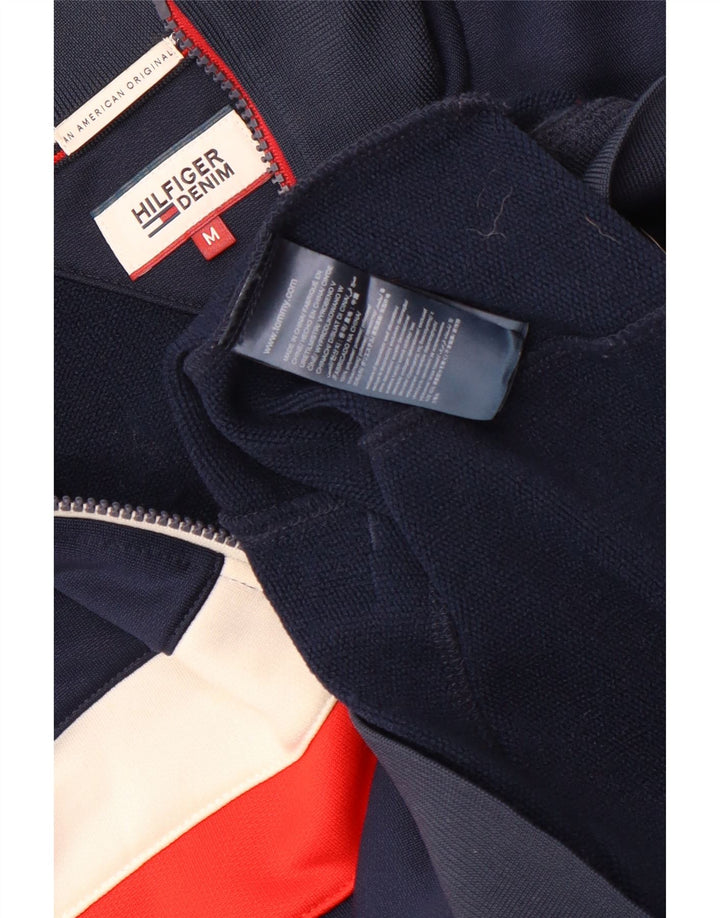 Jachetă de top pentru trening Tommy Hilfiger pentru bărbați, mijlociu, albastru bleumarin