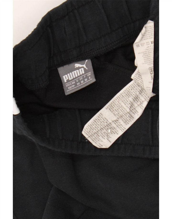 Pantaloni de trening Puma Capri pentru femei UK 8 Poliester negru mic