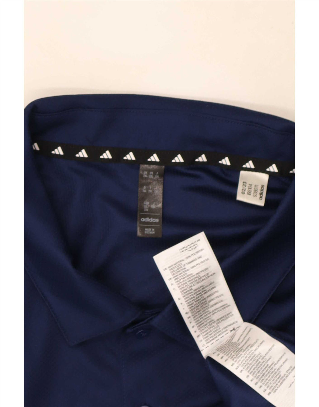 Tricou polo Adidas Aeroready pentru bărbați 2XL, poliester bleumarin