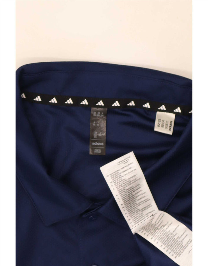 Tricou polo Adidas Aeroready pentru bărbați 2XL, poliester bleumarin