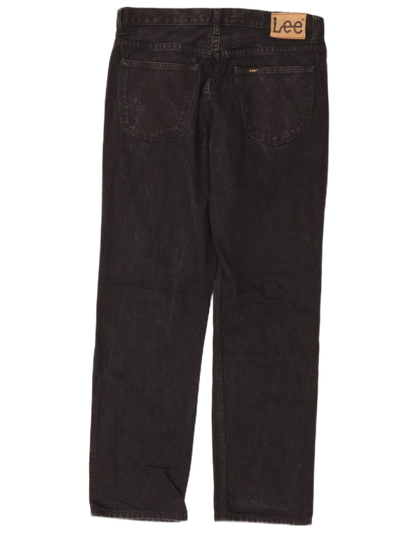 Blugi Lee Brooklyn Straight pentru bărbați W34 L32 bumbac negru