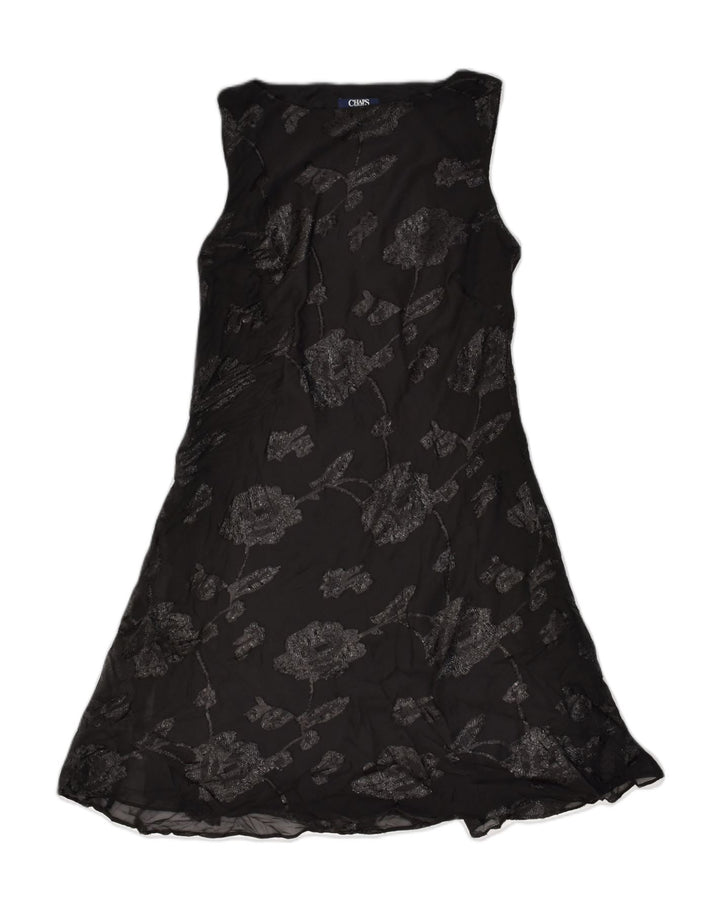 ROchie A-Line pentru femei CHAPS UK 10 Poliester floral negru mic