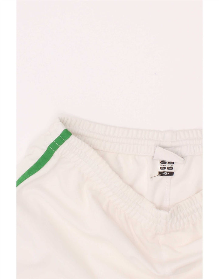 Pantaloni Sportivi Umbro Băieți 13-14 Ani Alb