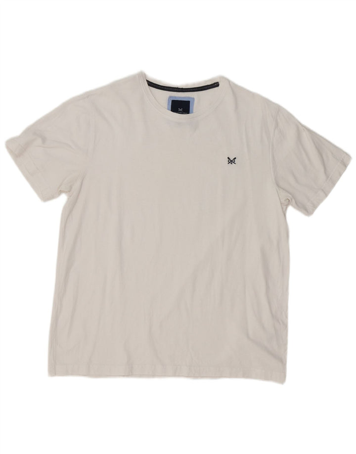 Crew Clothing Tricou pentru bărbați Top mare din bumbac alb