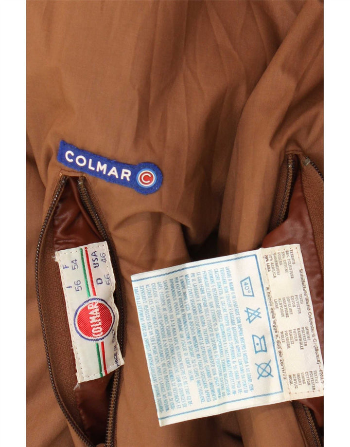Geacă reversibilă Colmar pentru femei, cu imprimeu, IT 56 2XL, maro, poliester