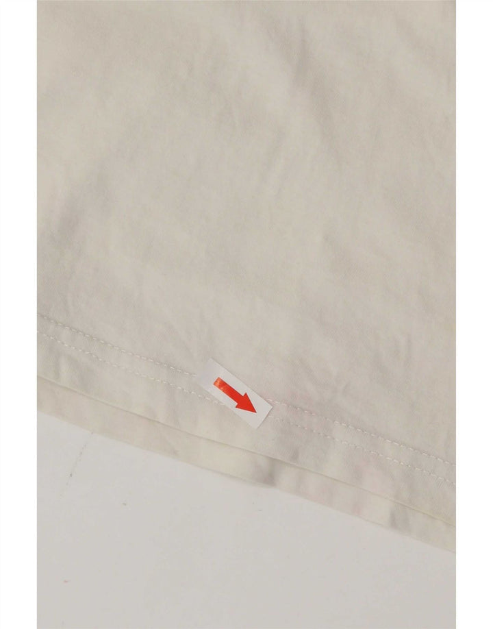 Tricou grafic pentru bărbați Kappa Top Medium White Bumbac