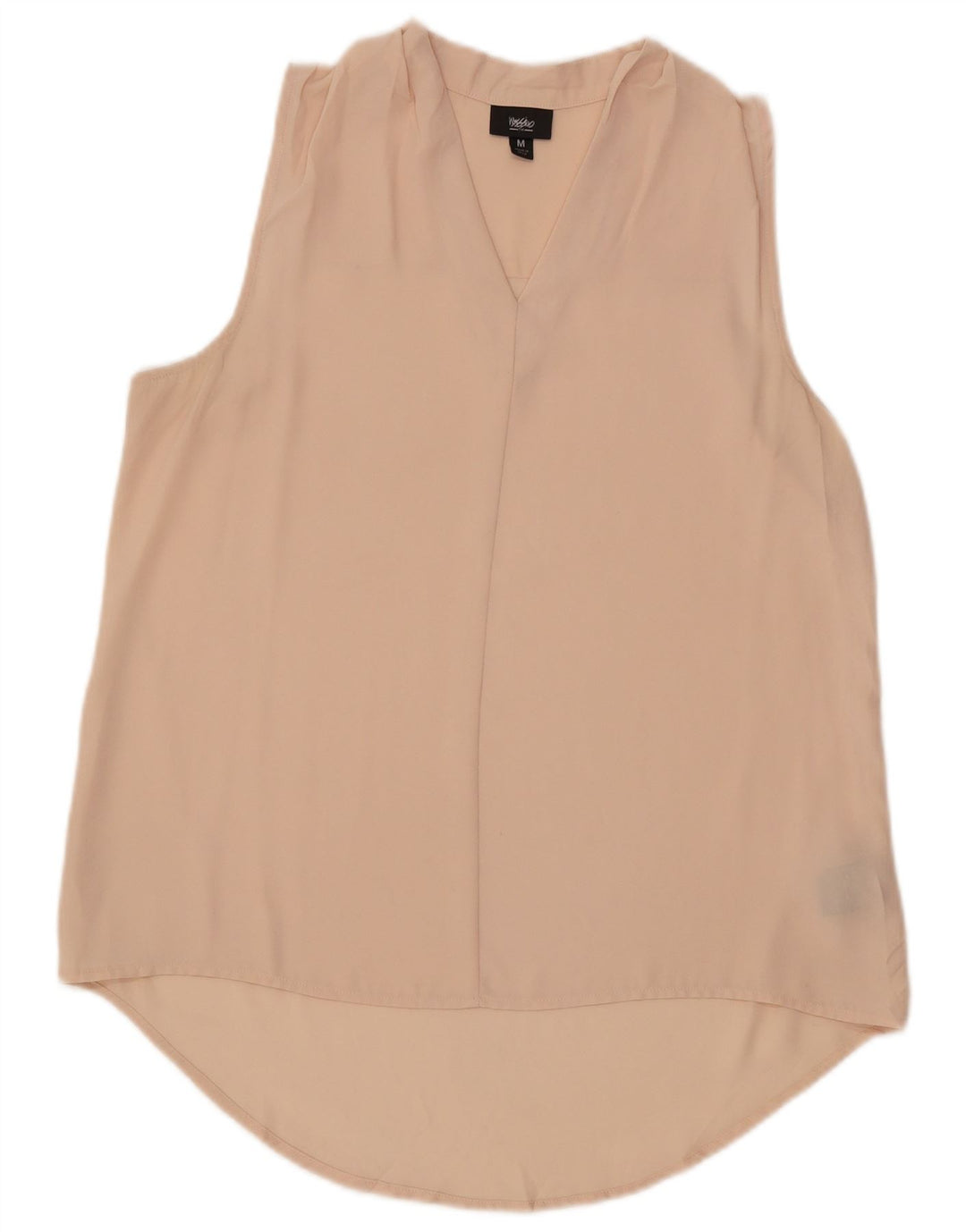 Bluză cu paragate fără mâneci pentru femei Mossimo UK 14 Poliester roz mediu