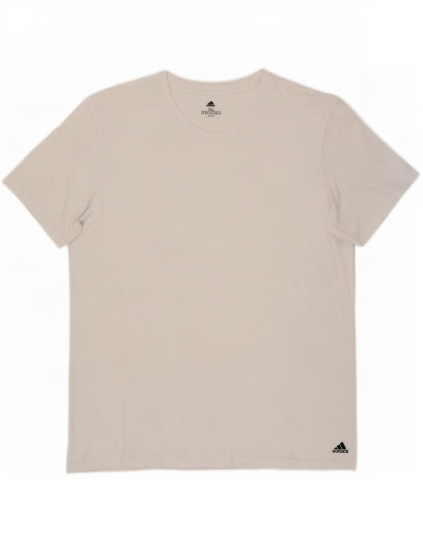 Tricou pentru bărbați Adidas Top XL Bumbac alb