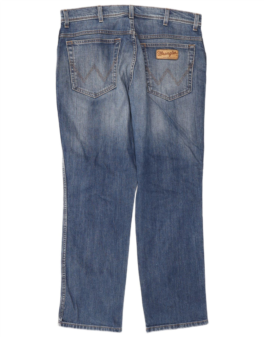 Blugi drepti pentru bărbați Wrangler W32 L30 albastru