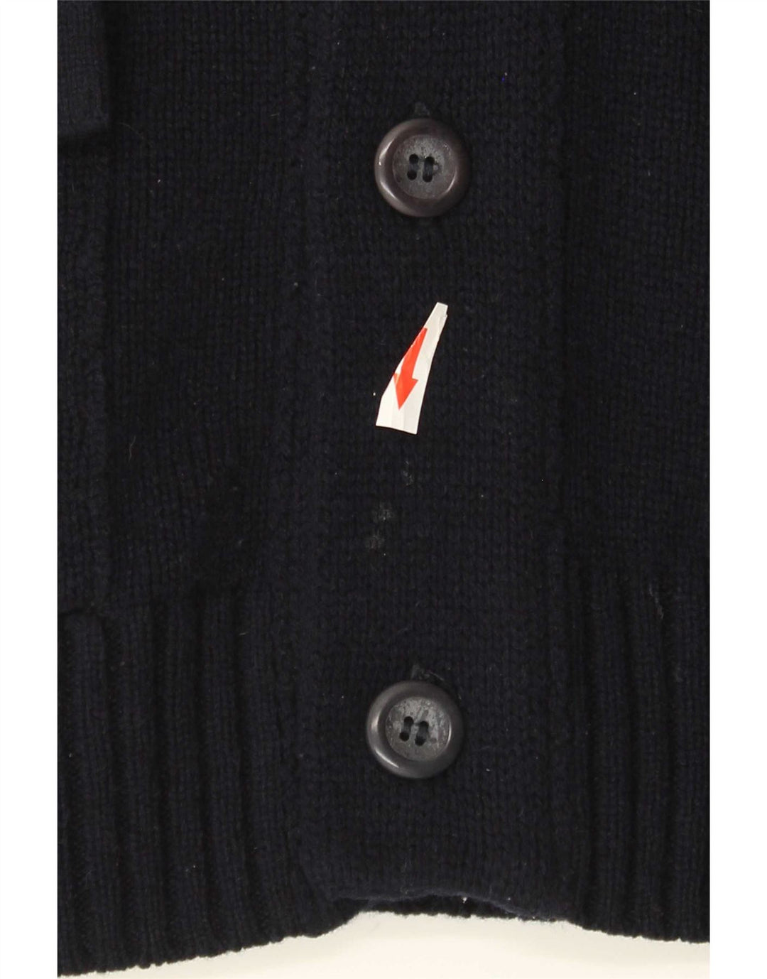 Pulover cardigan pentru bărbați Lyle & Scott, lână de miel bleumarin mediu