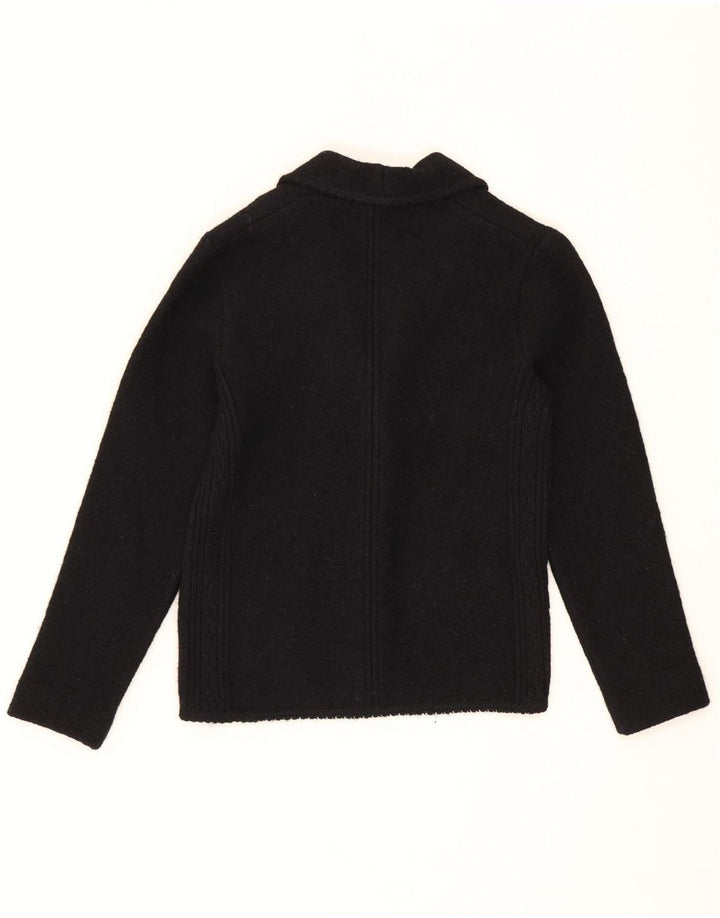 SIGI SCHEIBERG Womens 5 Button Blazer Jacket EU 42 Large Black New Wool Vintage Sigi Scheiberg and Second-Hand Sigi Scheiberg from Messina Hembry 