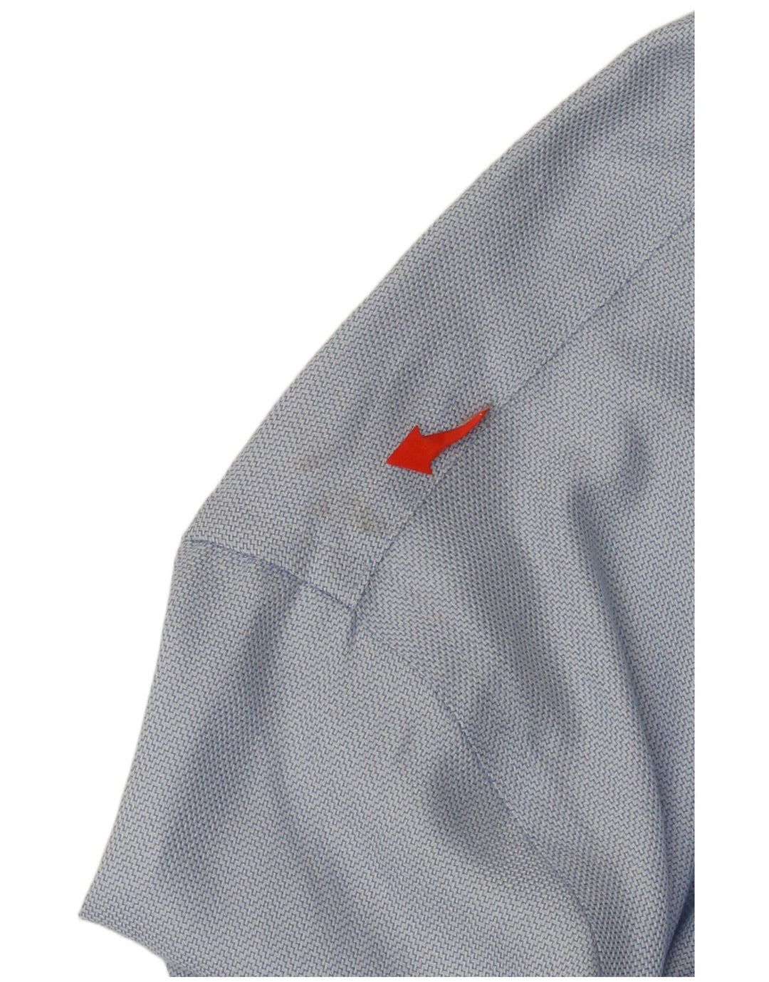 Cămașă subțire Calvin Klein pentru bărbați NON - IRON Mărimea 18 2XL Bumbac albastru