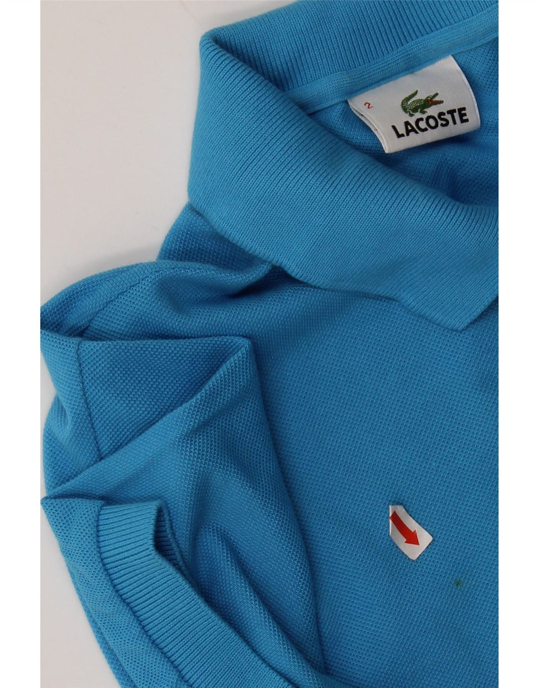 Tricou polo pentru bărbați LACOSTE Mărimea 2 XS Bumbac albastru