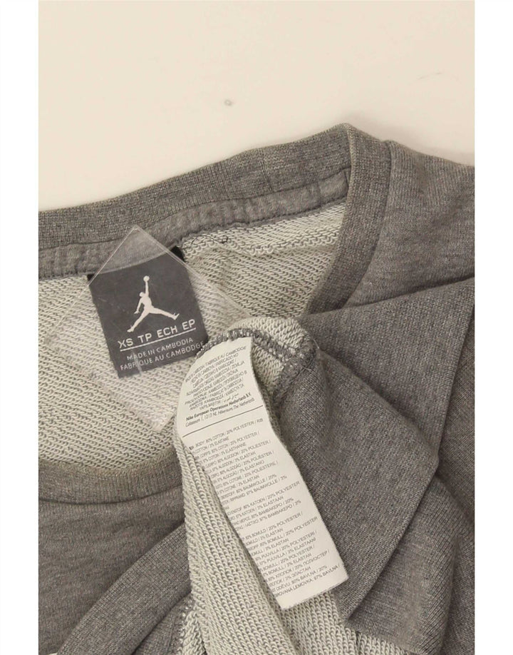 Pulover grafic pentru bărbați Nike XS bumbac gri