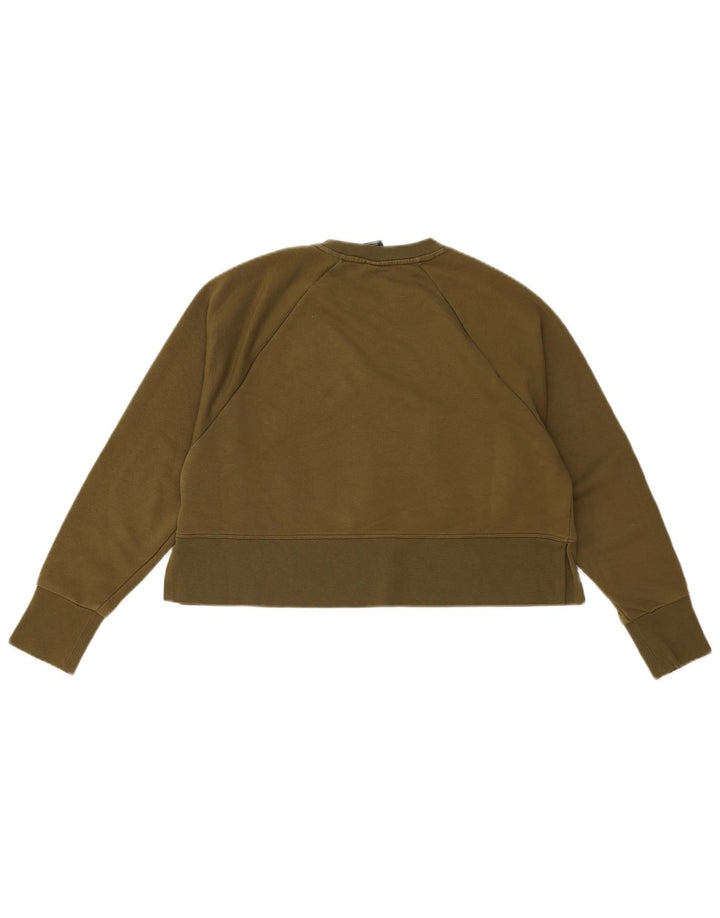 Pulover pentru femei Nike Crop Oversized Pulover UK 10 Mic Kaki Poliester