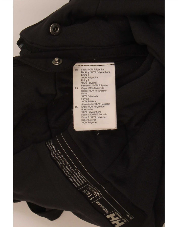 Helly Hansen Pantaloni De Schi Salopete Grafice Baieti 5-6 Ani Poliamida Neagra