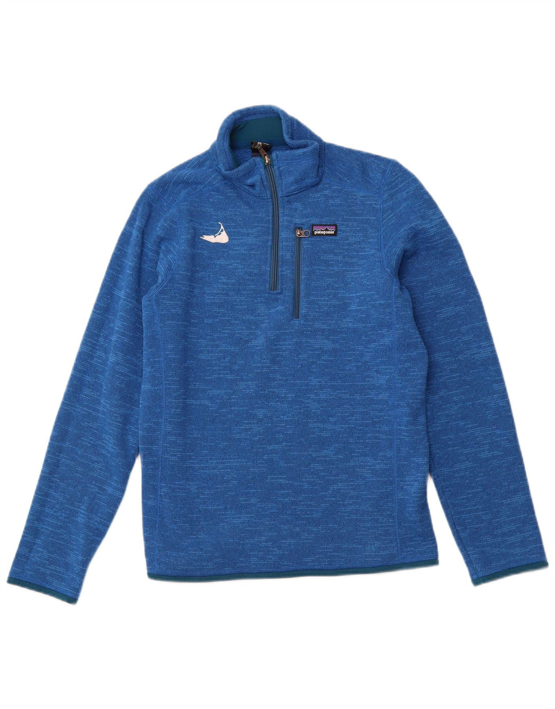 PATAGONIA Hanorac cu fermoar pentru baieti Pulover 15-16 ani 2XL Albastru Poliester