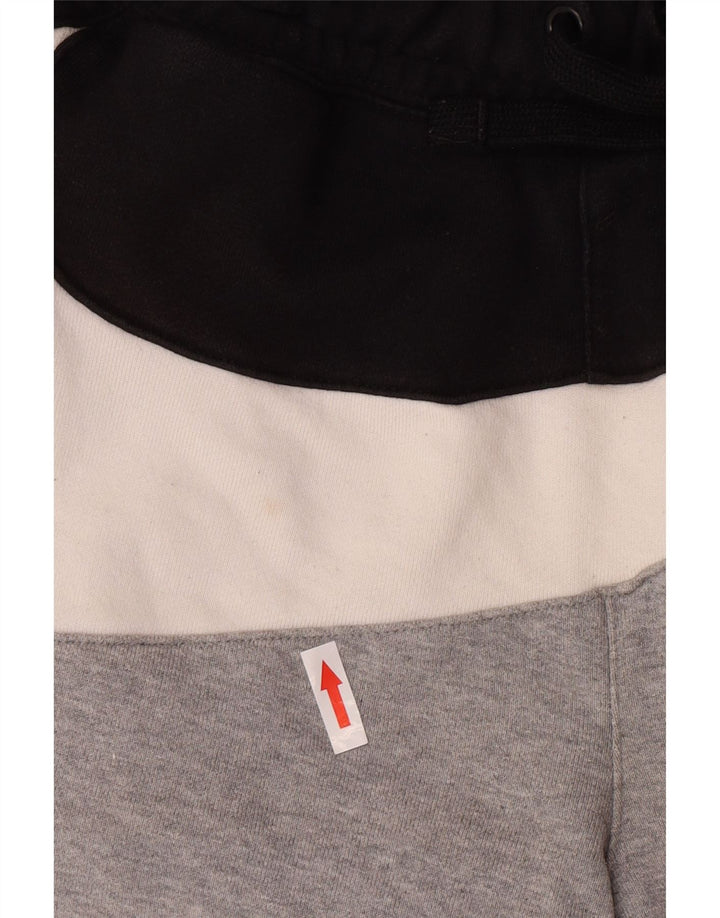 Pantaloni scurți sport Nike pentru bărbați, bumbac color bloc, gri mediu