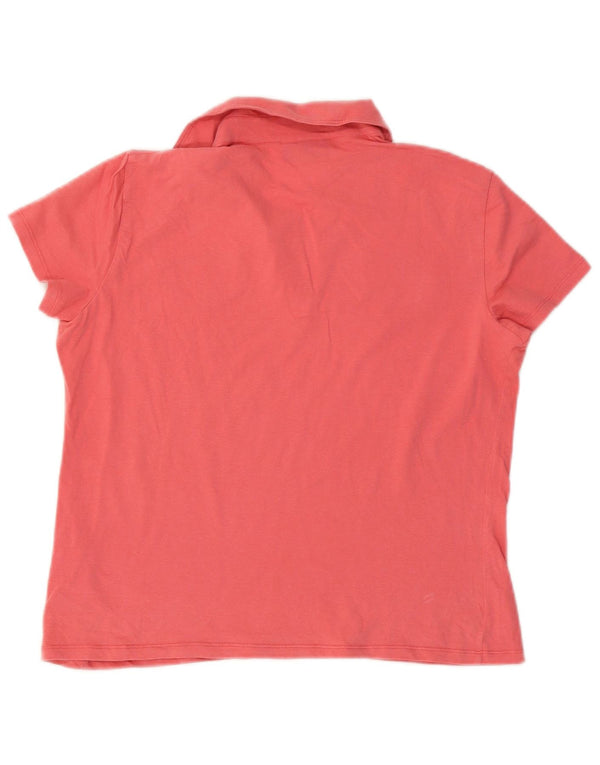 Tricou polo pentru femei Trussardi UK 18 XL bumbac roz