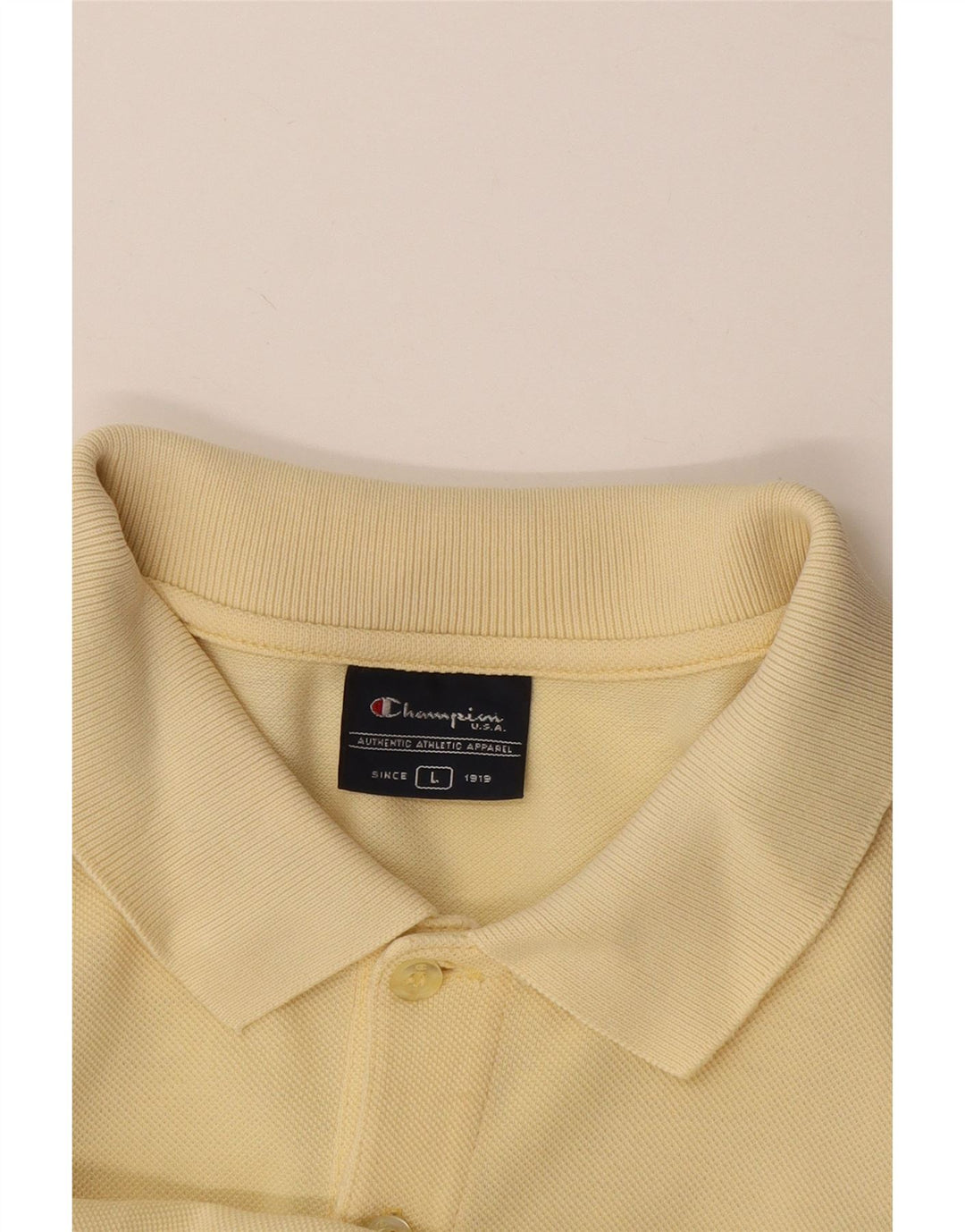 Tricou polo Champion pentru bărbați, galben mare
