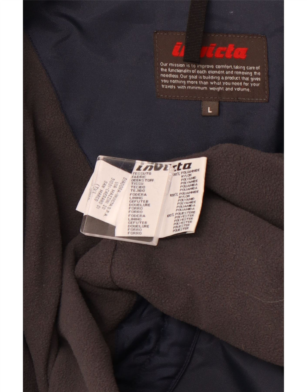 Jachetă de vânt pentru bărbați INVICTA UK 40 mare, albastru bleumarin, nailon